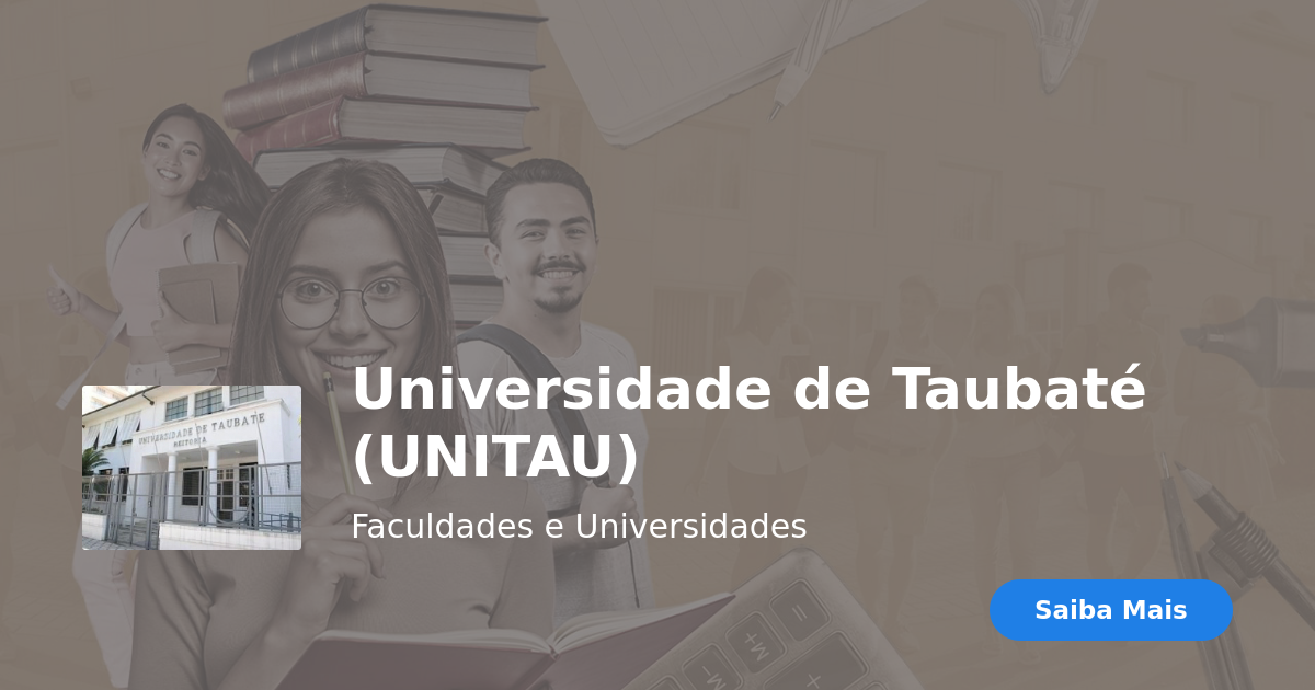 Universidade de Taubaté (UNITAU) em Taubaté / SP